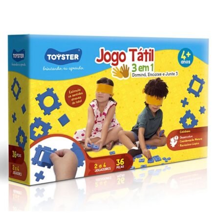 Jogo Tatil 3 Em 1 Dominio Encaxe E Junte +4 Anos Toyster
