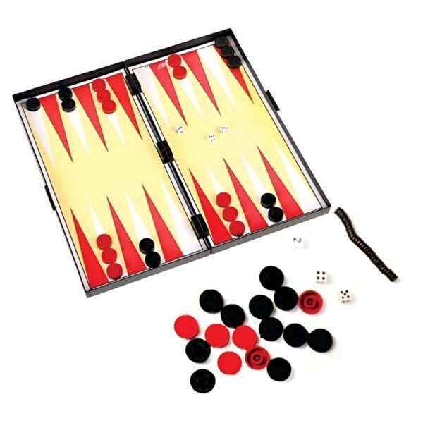Jogo Xadrez Dama E Gamao Magnetico 3 Em 1 Toy Mix - Imagem 5