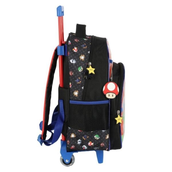 Kit Mochila De Rodinha E Alca Mario E Personagens +Lancheira - Imagem 3