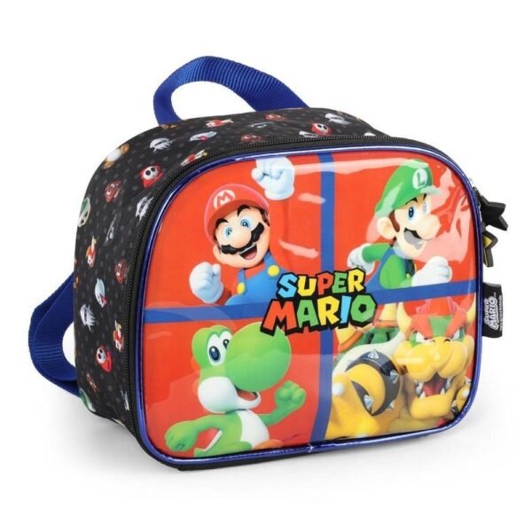 Kit Mochila De Rodinha E Alca Mario E Personagens +Lancheira - Imagem 6