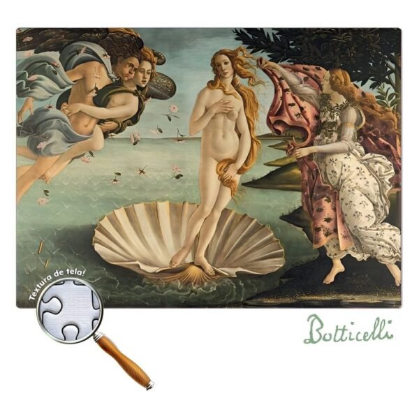 Quebra Cabeca Sandro Botticelli Nascimento De Venus 1000Pcs - Imagem 4