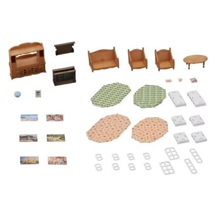 Sylvanian Families Conjunto Sala De Estar Confortavel Epoch