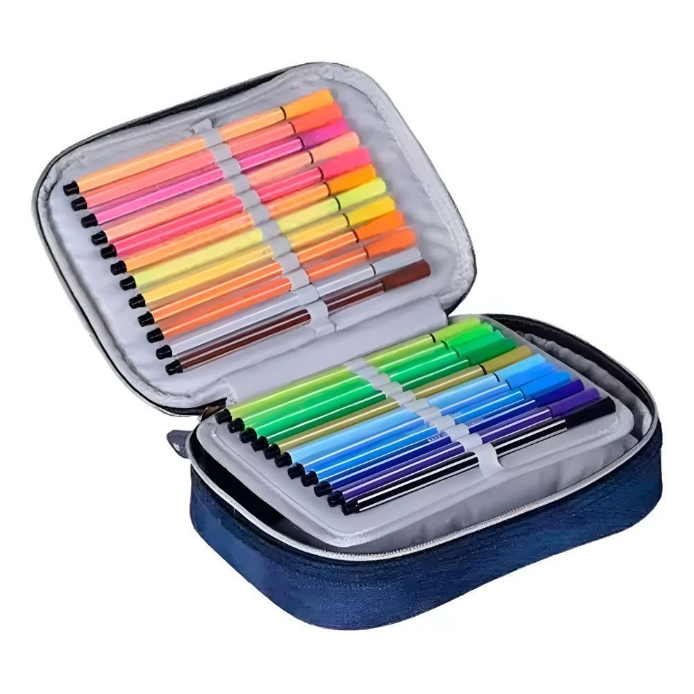 Estojo Box Escolar Rebecca Bonbon Vintage Jeans RB24064 - Imagem 2