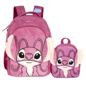 Kit Mochila De Costas Angel Peluciada Roxo +Lancheira Luxcel
