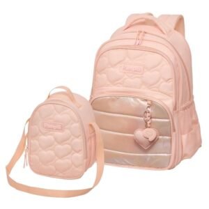 Kit Mochila De Costas Infantil Pampili Bliss +Lancheira