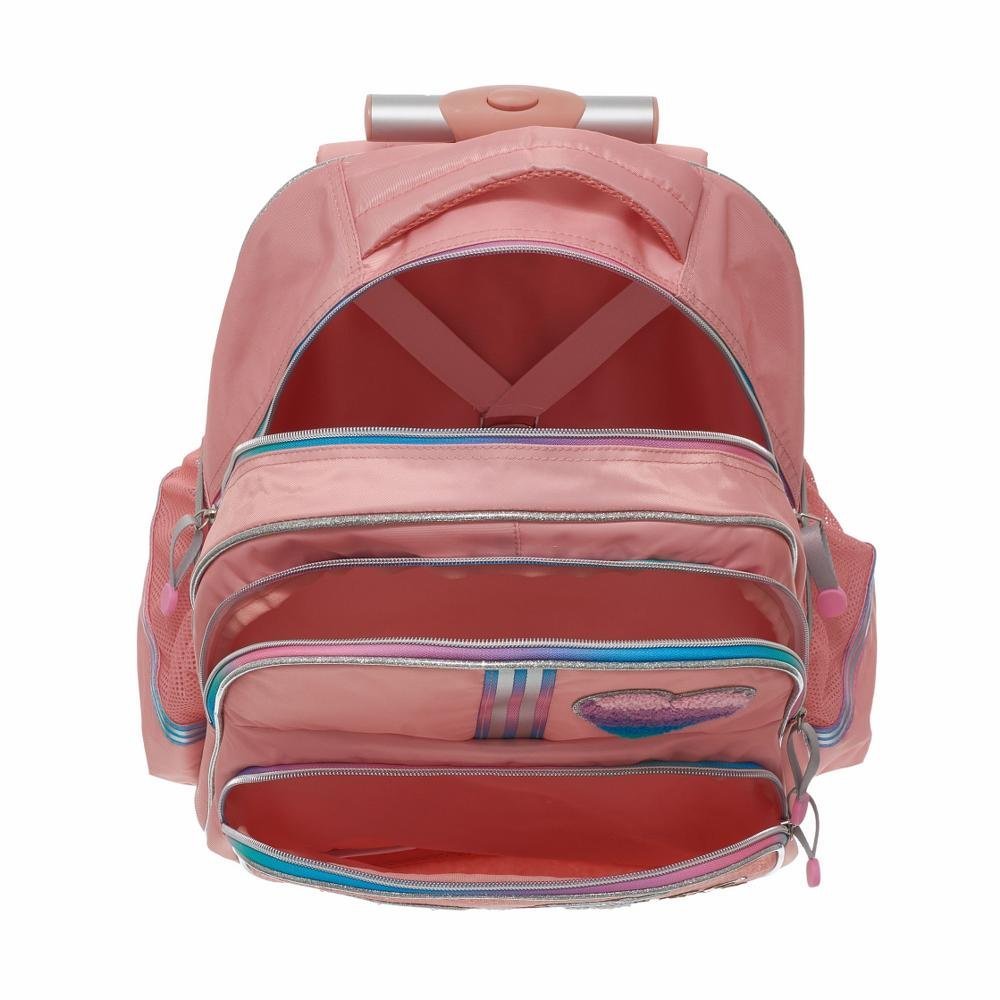 Kit Mochila De Rodinha E Alca Pack Me Emily +Lancheira - Imagem 3