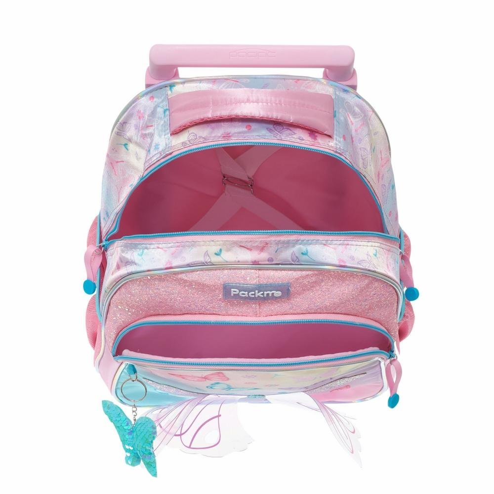 Kit Mochila De Rodinha E Alca Pack Me Wings +Lancheira - Imagem 4