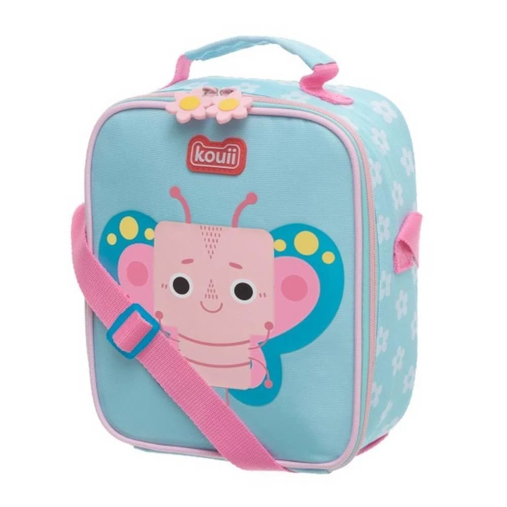 Kit Mochila De Rodinha Kouii Filhotiis Borboleta +Lancheira - Imagem 5