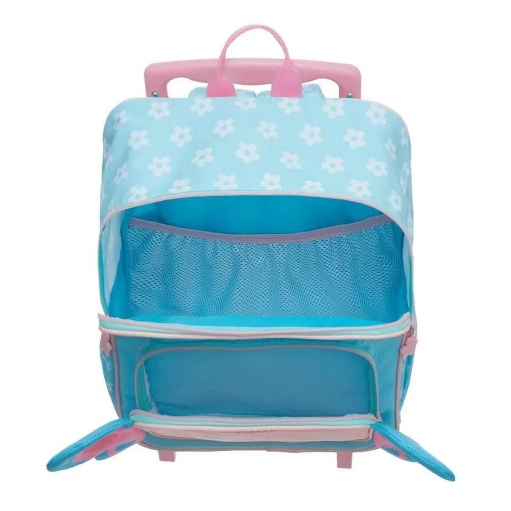 Kit Mochila De Rodinha Kouii Filhotiis Borboleta +Lancheira - Imagem 3