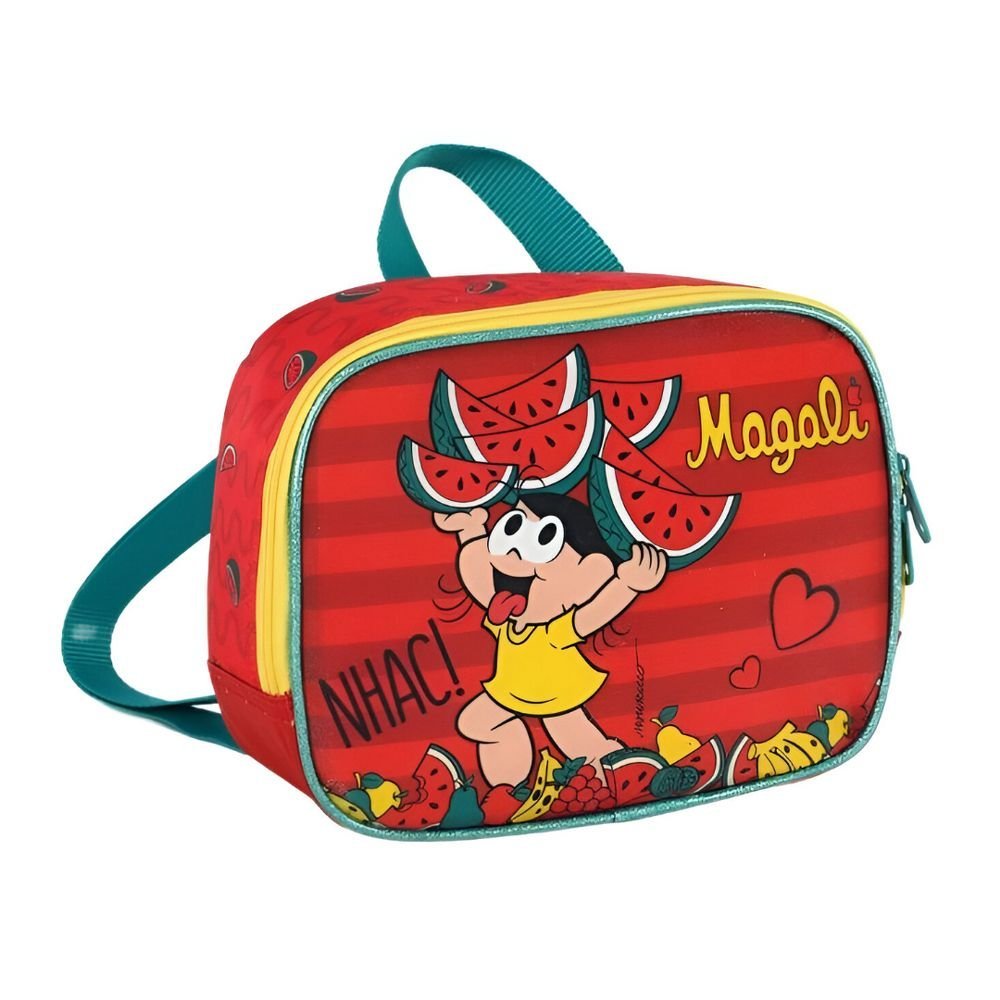 Kit Mochila De Rodinha Magali Melancia Nhac +Lancheira - Imagem 7