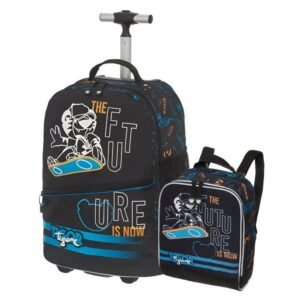 Kit Mochila De Rodinha Tubo Tigor Lov It Future +Lancheira