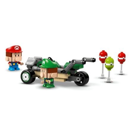 Lego Super Mario Kart Mario Bebe Contra Luigi Bebe 72034