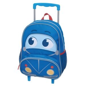 Mini Mochila De Rodinha Packme Little Blue Pacific