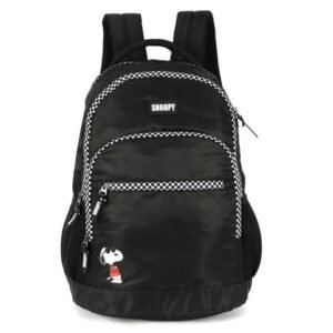 Mochila De Costas Snoopy Joe Cool Preto Luxcel