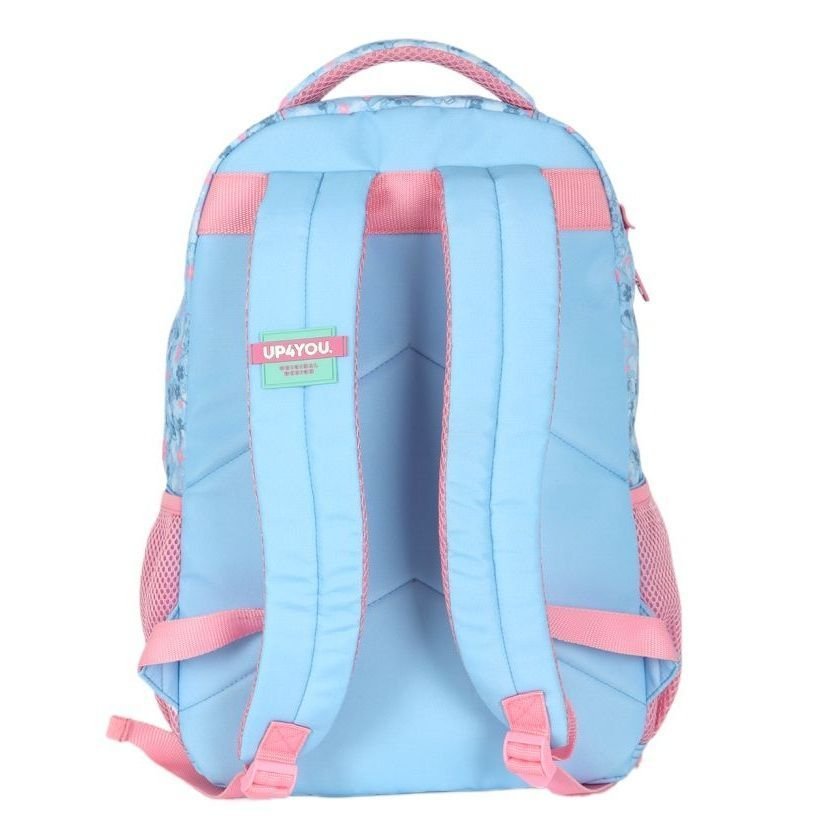 Mochila De Costa Infantil Escolar Stitch Angel Flower Luxcel - Imagem 5