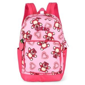 Mochila De Costas Toy Story Lotso Coracao Rosa Luxcel