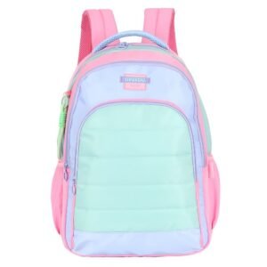 Mochila De Costas UP4YOU Candy Verde E Lilas Luxcel