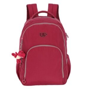 Mochila De Costas UP4YOU Crinkle Chaveiro Dino Vinho Luxcel