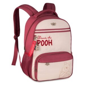 Mochila De Costas Ursinho Pooh Vinho PO27044 Clio