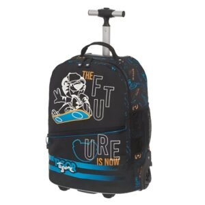 Mochila De Rodinha Tubo Tigor T Tigre Lov It Future Com Led