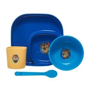Kit Refeicao Infantil 4 Pecas Kouii Patrulha Canina Chase